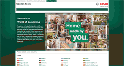 Desktop Screenshot of bosch-garden.com